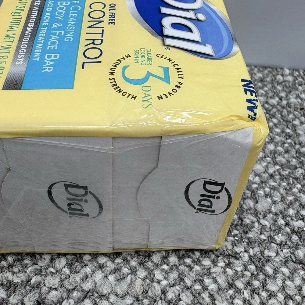 Dial Oil Free‎ Acne Control Deep Cleansing Bar Soap 2 Bars Sealed Discontinued